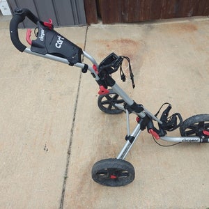 Clicgear Model 2.0 3 Wheel Collapsible Golf Push Cart Black