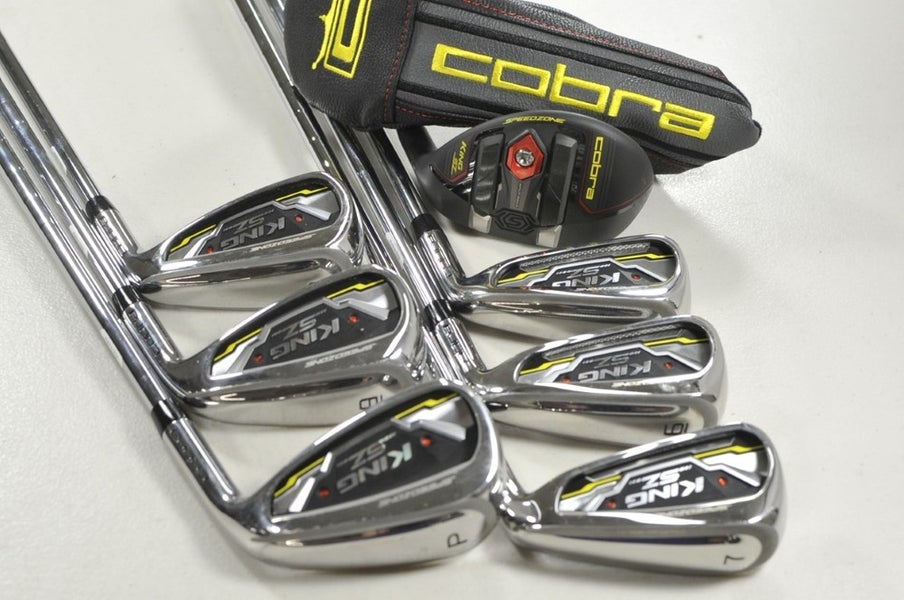 Cobra King Speedzone 4H, 5-PW Iron Set Stiff Flex Right Steel # 210357