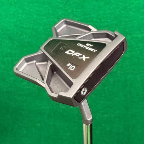 Odyssey DFX #10 S Charcoal 2025 35" Slant-Neck Mallet Putter Golf Club
