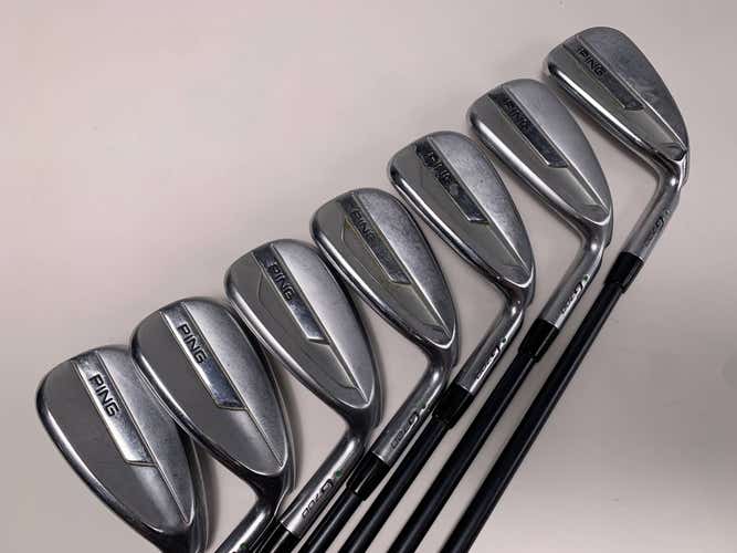 Ping G700 Iron Set 5-PW+GW Green Dot 2* Up Alta CB AWT Soft Regular Senior RH