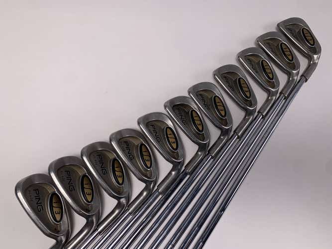 Ping i3 Blade Iron Set 3-PW+GW+SW+LW Red Dot 1* Flat Cushin JZ Stiff RH +1''
