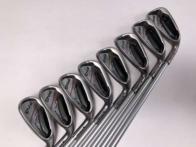 Ping Karsten 2014 Iron Set 5-PW+UW+SW Black Dot KS 401 Regular Graphite Mens RH