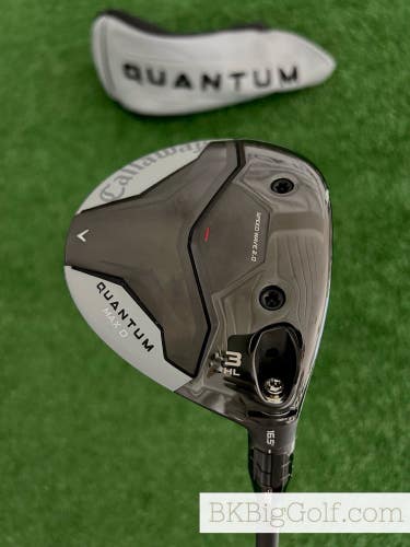 NEW Callaway Quantum Max D HL 16.5 Degree 3 Wood w Headcover / Regular