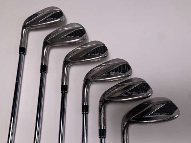 TaylorMade Stealth Iron Set 7-PW+GW+SW KBS Max MT 85g Regular Steel Mens LH