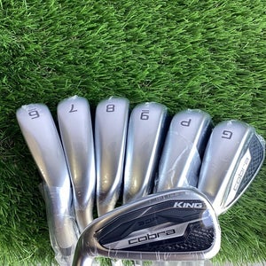 Cobra King 2026 Lefthanded LH Iron Set 5-PW, GW With KBS Regular Steel Shafts