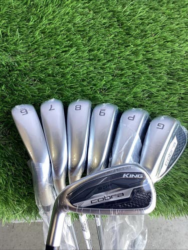 Cobra King 2026 Lefthanded LH Iron Set 5-PW, GW With KBS Regular Steel Shafts