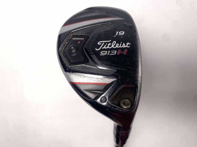 Titleist 913 H 3 Hybrid 19* Diamana D+92HY Stiff Graphite Mens RH Midsize Grip