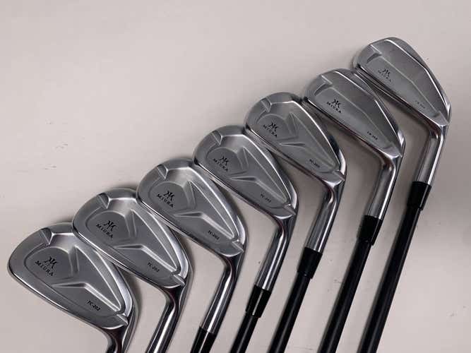 Miura TC-202 CB-302 Combo Iron Set 4-PW Axiom VeloCore 125g X-Stiff Graphite RH
