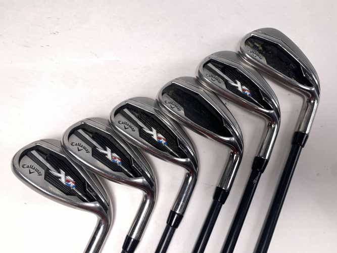 Callaway XR Iron Set 6-PW+GW Project X San Diego 4.5 55g Senior Graphite Mens RH