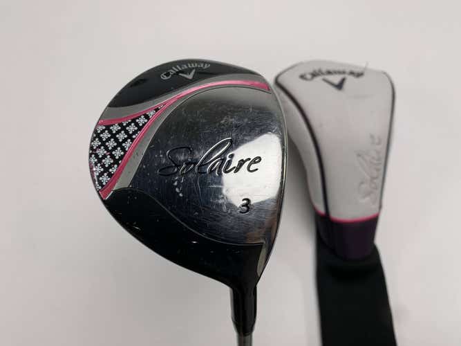 Callaway Solaire 3 Fairway Wood 15* Ladies Graphite Womens RH HC Undersize Grip