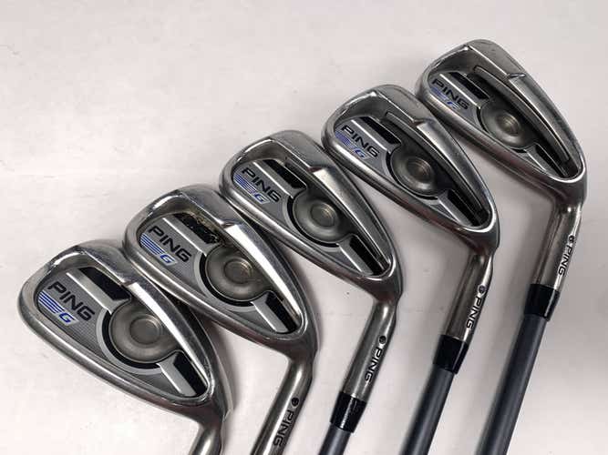 Ping G 2016 Iron Set 5-9 Black Dot CFS 70 70g Regular Graphite Mens RH