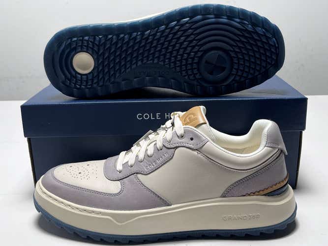 Cole Haan GP Crossover Golf Golf Shoes Ivory Gray White Men's SZ 9.5 (C40043)