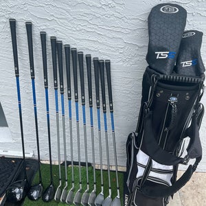 Junior TS5 US Kids Golf Tour Series 54" Right Handed Clubs Junior 12 clubs bag and headcovers