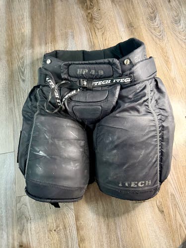 Vintage Itech / T-Tech Hockey Goalie Pants IRP4B9 - Senior Used Black