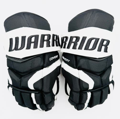 New Pittsburgh Penguins  Warrior Covert QRE Pro Team Hockey Gloves-15"-Grey Palms-Floating Cuffs