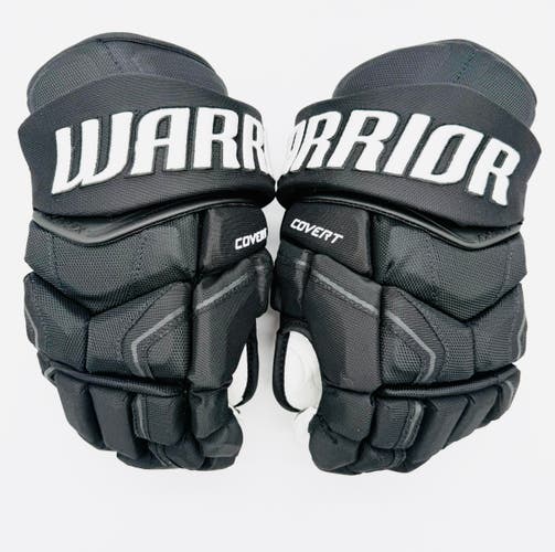 New Dallas Stars Warrior Covert QRE Pro Team Hockey Gloves-13"-Grey Palms-Floating Cuff