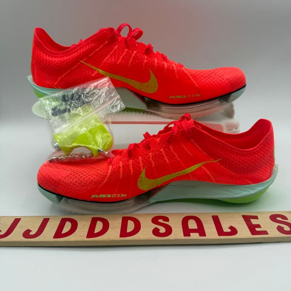 Nike Air Zoom Victory 2 Spikes “Bright Crimson Lime Blast” 
- Size 12 Men. Nike Air Zoom Victory 2 Track Spikes Bright Crimson FD8411  main image 2