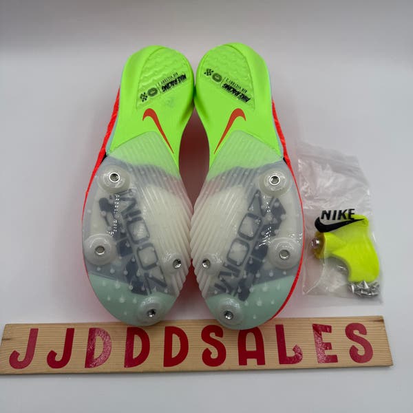 Nike Air Zoom Victory 2 Spikes “Bright Crimson Lime Blast” 
- Size 12 Men. Nike Air Zoom Victory 2 Track Spikes Bright Crimson FD8411  main image 4