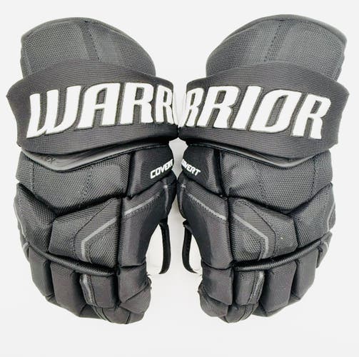 New Dallas Stars Warrior Covert QRE Pro Team Hockey Gloves-15"-Grey Palms-Floating Cuffs