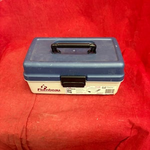 Fishing Tackle Box: Flambeau one-tray fishing tackle box,with Gear.