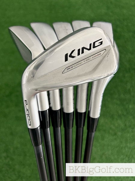 LH Cobra King Forged Tec One Length Iron Set 5-P / KBS TGI 70 Regular Graphite