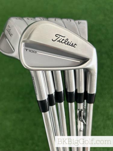 Titleist T100 25 Forged Iron Set 4-P / KBS Tour 120 Stiff