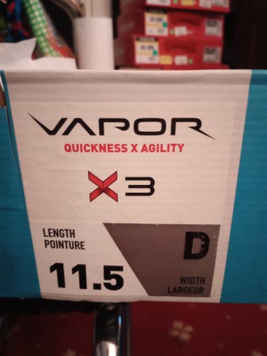 Bauer Vapor 3X Hockey Skates Regular Width Size 11.5 (New)