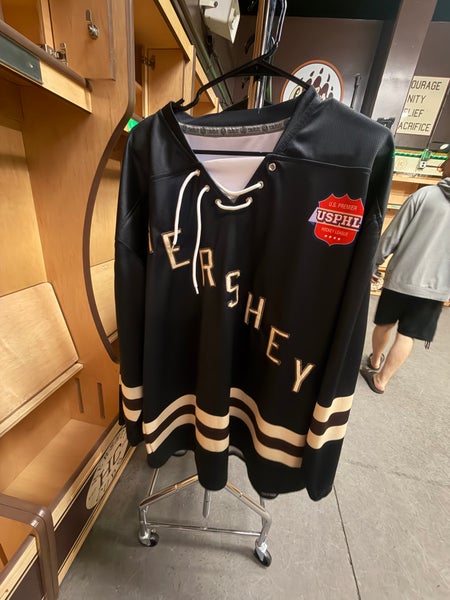 Hershey Cubs 25-26 Game Worn Black Jersey