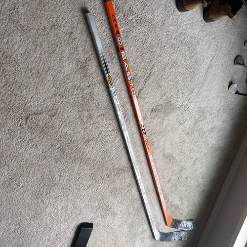 Easton Synergy OG Orange and Silver Pair / 85 Flex / Left