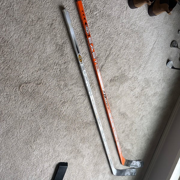 Easton Synergy OG Orange and Silver Pair / 85 Flex / Left