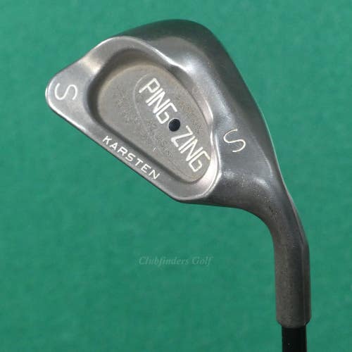 Ping Zing Stainless Black Dot SW Sand Wedge Aldila Karsten 101 Graphite Regular