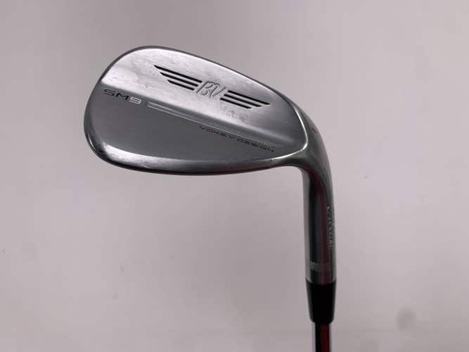 Titleist Vokey SM9 Tour Chrome Wedge 54* 14 Bounce F-Grind Wedge Steel Mens RH