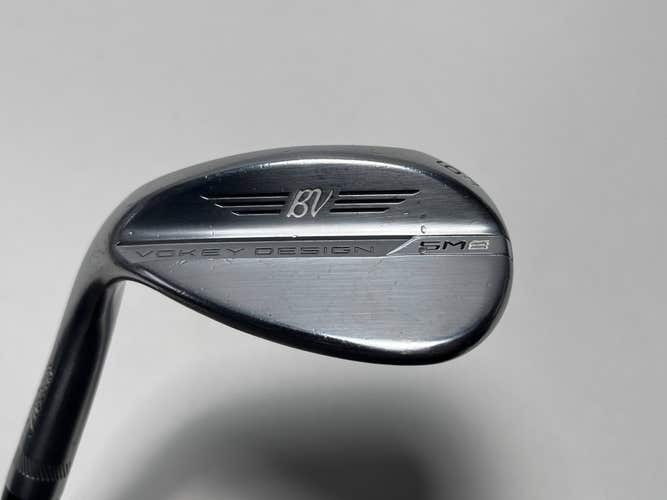 Titleist Vokey SM8 Tour Chrome Wedge 60* 12 Bounce D-Grind Wedge Steel Mens LH