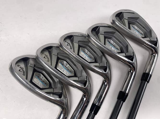 Callaway Rogue Iron Set 7-PW+SW Aldila Synergy 60g Senior Graphite Mens RH