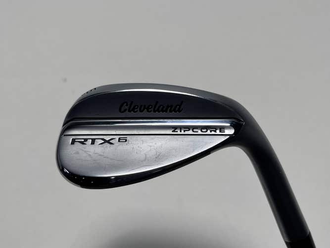 Cleveland RTX 6 ZipCore Tour Satin Wedge 56* 10 Bounce Mid Spinner Steel Mens RH