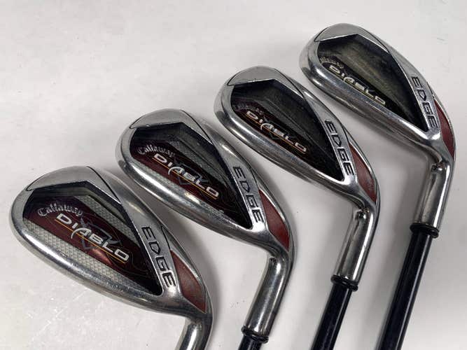 Callaway Diablo Edge Iron Set 7-PW 65g Senior Graphite Mens RH