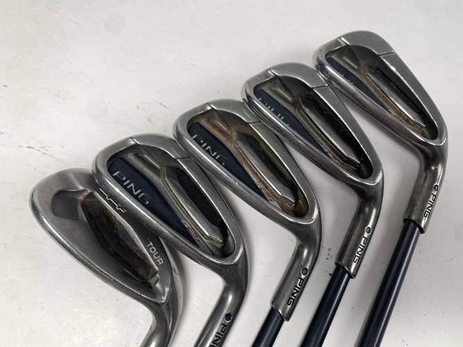 Ping G25 Iron Set 7-PW+LW Black Dot TFC 80i Lite Senior Graphite Mens RH
