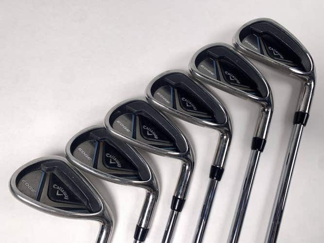 Callaway Edge 2018 Iron Set 6-PW+SW Regular Steel Mens RH