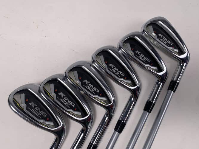 Cobra KING SpeedZone Iron Set 7-PW+GW+SW KBS TGI 50 Senior Graphite Mens RH