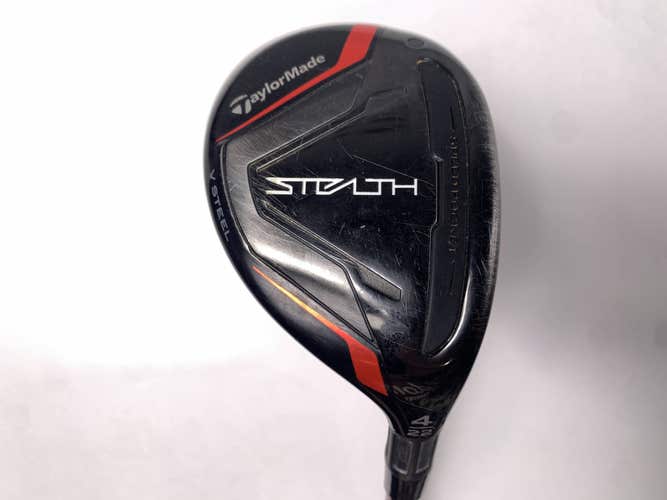 TaylorMade Stealth Rescue 4 Hybrid 22* OBAN ISAWA 04 Stiff Graphite Mens RH