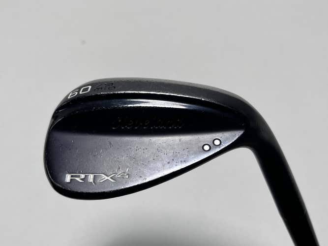 Cleveland RTX 4 Black Satin Wedge 60* 9 Bounce MID TT DG S400 Stiff Steel RH