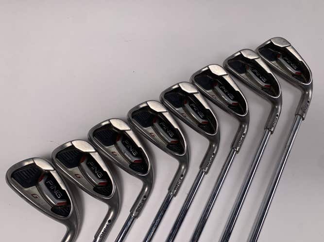 Ping G20 Iron Set 4-PW Black Dot CFS Regular Steel Mens RH