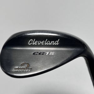 Cleveland CG15 Black Pearl Wedge 60* 12 Bounce Traction Wedge Steel Mens RH