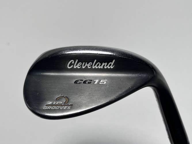 Cleveland CG15 Black Pearl Wedge 60* 12 Bounce Traction Wedge Steel Mens RH