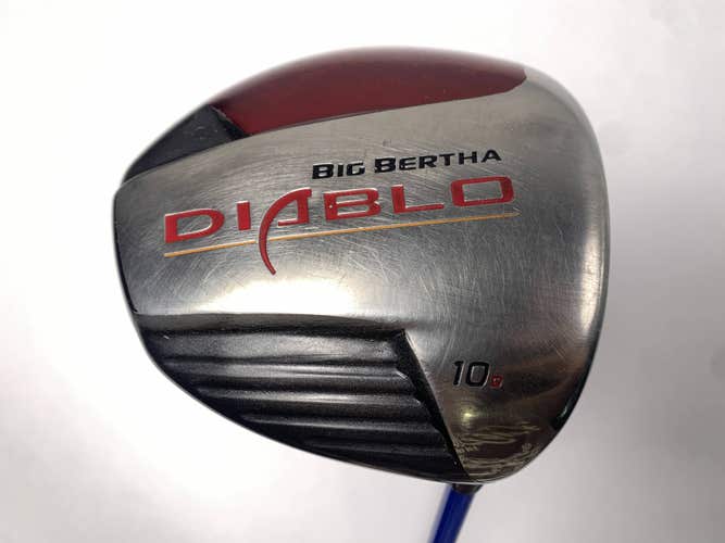 Callaway Big Bertha Diablo Driver 10* Pro Launch Blue 75g Extra Stiff RH