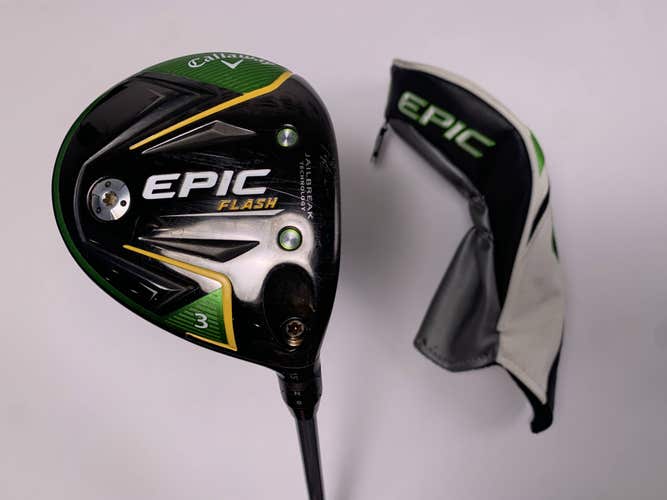 Callaway EPIC Flash 3 Fairway Wood 15* Project X EvenFlow 5.0 45g Senior RH HC