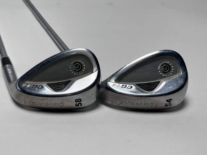 Cleveland CG14 Wedge Set 54* 12 58* 12 Wedge Steel Mens RH