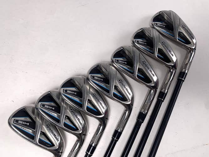 TaylorMade SIM MAX Iron Set 5-PW+GW KBS TGI 70 Regular Plus RH +1''