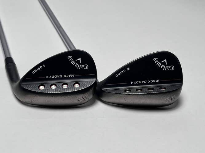 Callaway Mack Daddy 4 Black Wedge Set 54* 12 58* 10 TT DG S200 Steel Mens RH