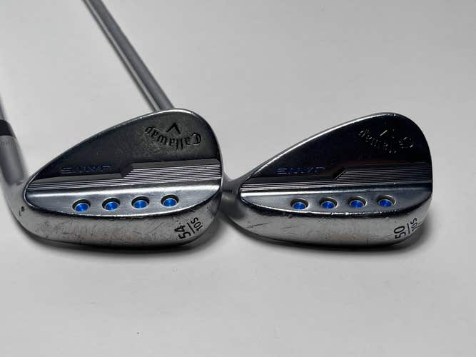 Callaway Jaws MD5 Platinum Chrome Wedge Set 50* 10 54* 10 S200 115g Steel RH